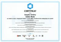 Certyfikat Przejrzysta Gmina