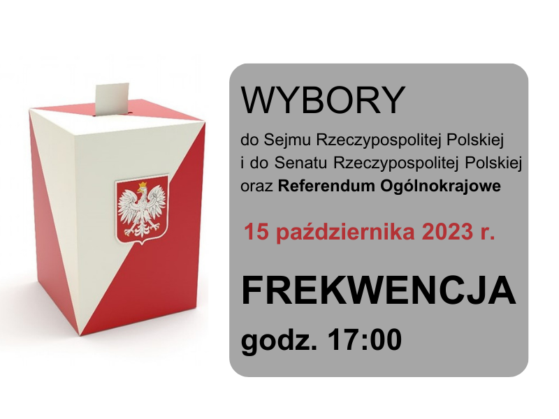 Wybory do Sejmu i Senatu RP - frekwencja na godzinę 17:00