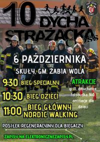 10 Dycha Strażacka plakat