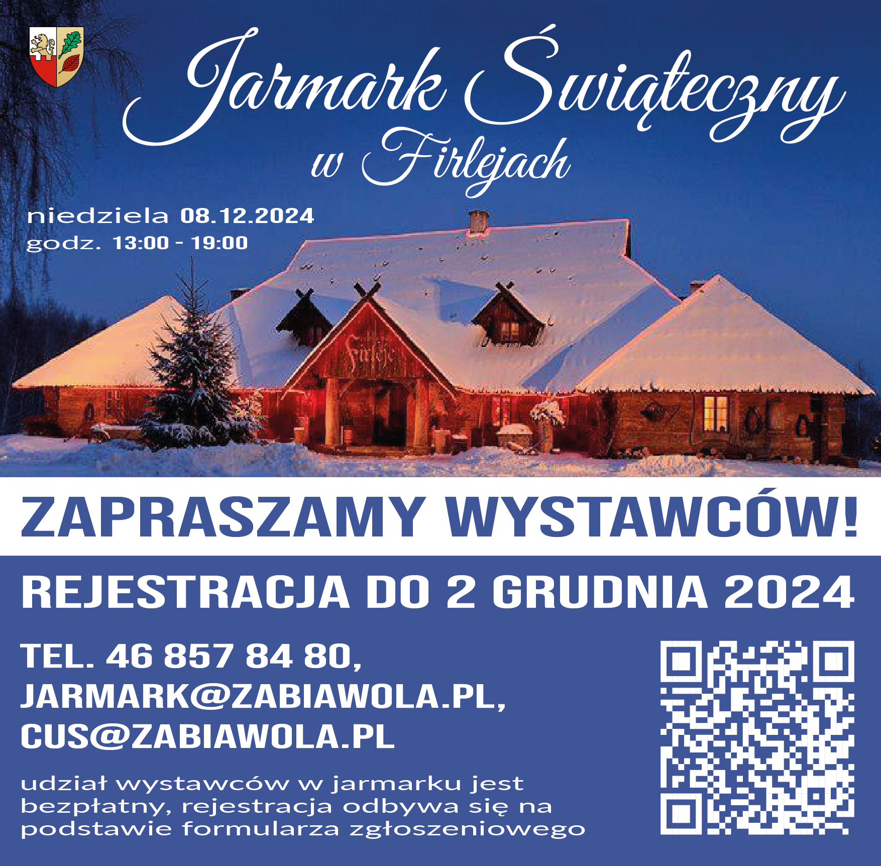 Zapraszamy Wystawców do udziału w Jarmarku Świątecznym