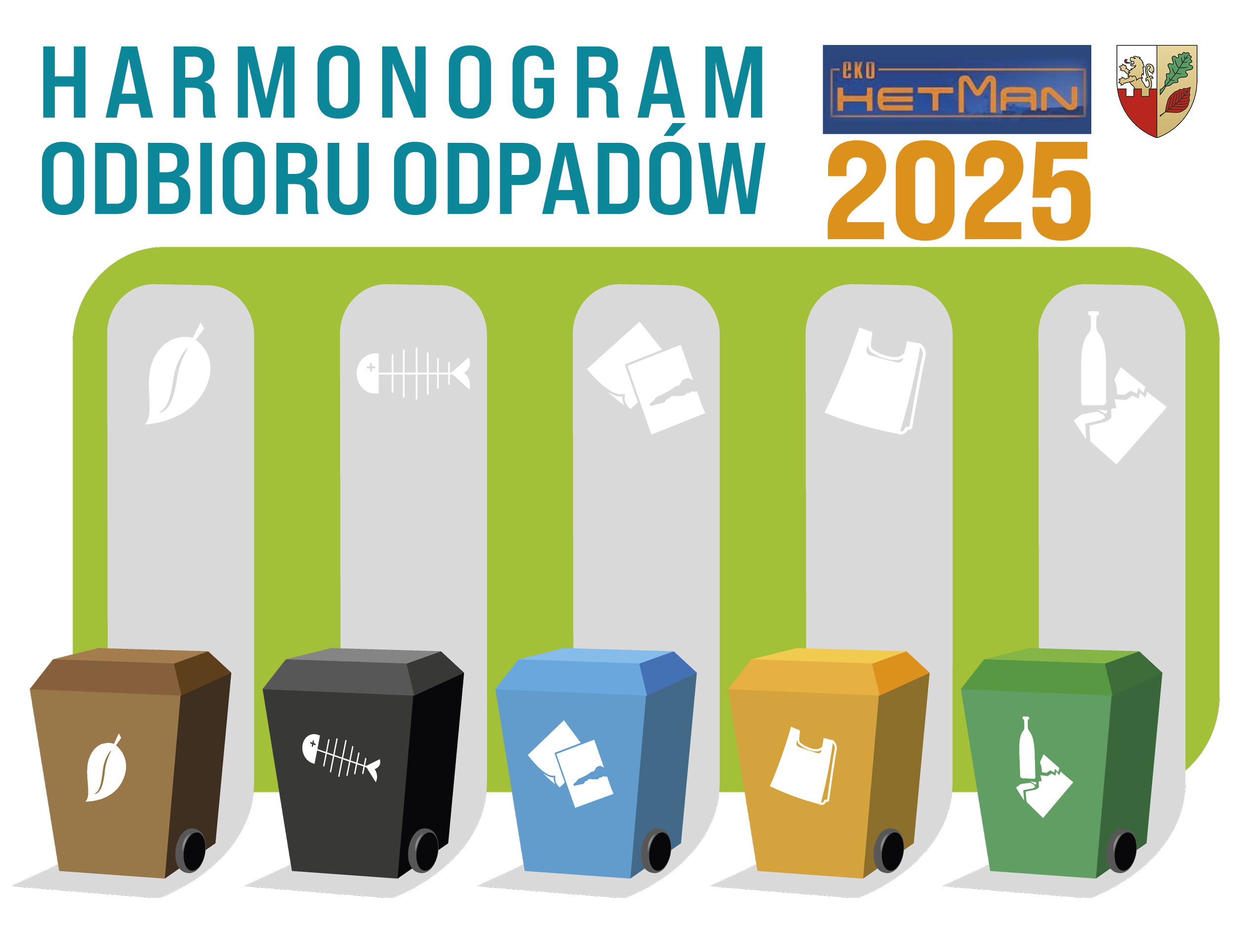 Harmonogram odbioru odpadów 2025