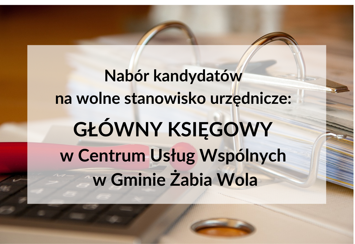 nabór na wolne stanowisko urzędnicze grafika
