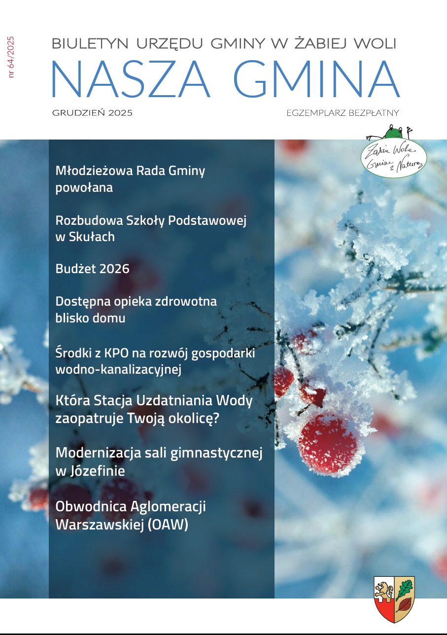 Grudniowe wydanie Biuletynu Urzędu Gminy w Żabiej Woli „NASZA GMINA”