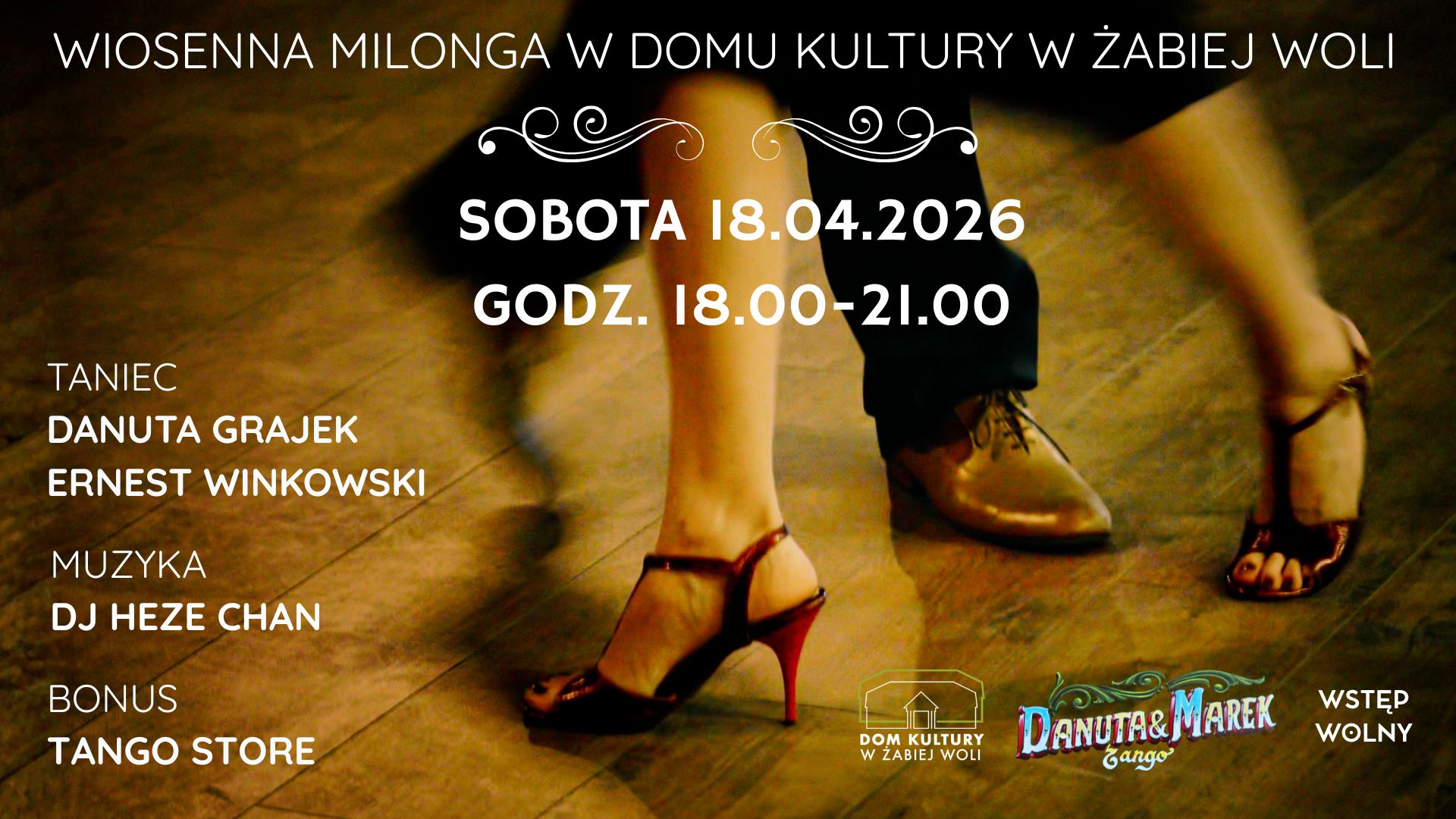 Milonga w Domu Kultury w Żabiej Woli – wydarzenie dla miłośników tanga
