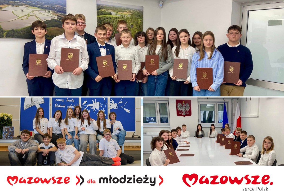 Młodzieżowa Rada Gminy Żabia Wola z dofinansowaniem z programu „Mazowsze dla Młodzieży 2026”