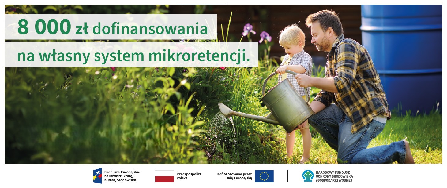 Dofinansowanie do zbiorników na deszczówkę